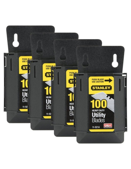 Paquete de 4 cuchillas Stanley 11-921A alta resistencia