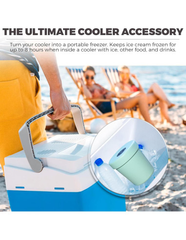 Canteen de Helado Aislada 414ml Acero Inoxidable 2.0