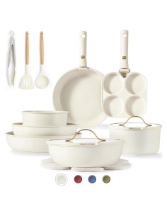 Set de Ollas y Sartenes CAROTE 19 Piezas Antiadherente