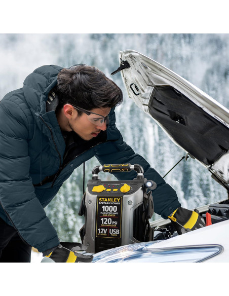 Arrancador de Batería STANLEY J5C09 1000A Compresor USB