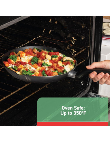 Juego de cocina T-fal Initiatives 18 piezas rojo antiadherente