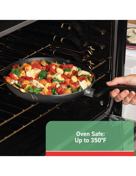 Juego de cocina T-fal Initiatives 18 piezas rojo antiadherente