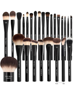 Juego de Brochas de Maquillaje 25 Pcs Daily Queen Profesional 2
