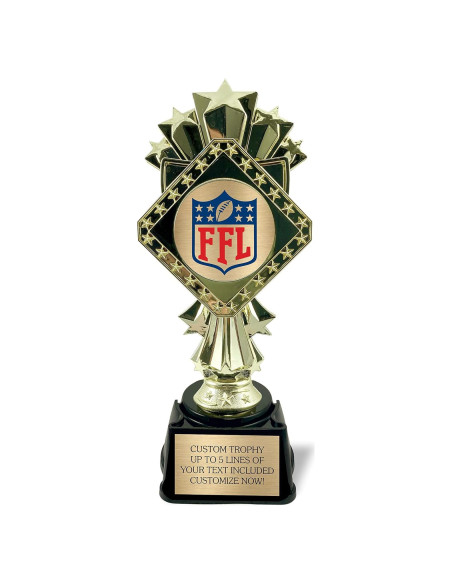 Trofeo de Fútbol Fantasía Personalizable Awards4U 23cm - Placa Grabada