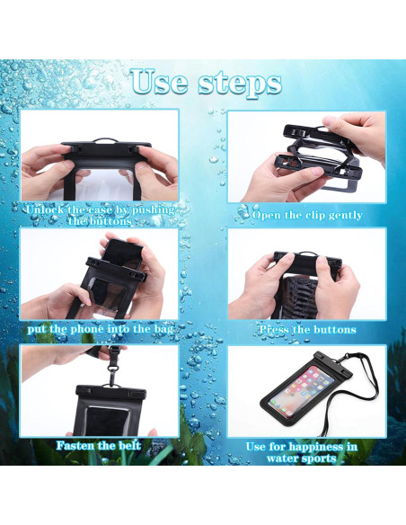 Funda Impermeable Famoby Multicolor para Teléfonos hasta 19 cm