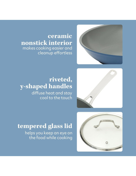 Juego de Utensilios de Cocina 10 Pzas Sur La Table Azul