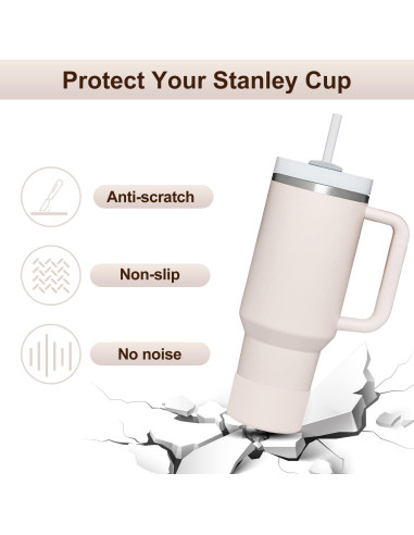 Bota de Silicona Affute para Taza Stanley 20-40 oz Rosa