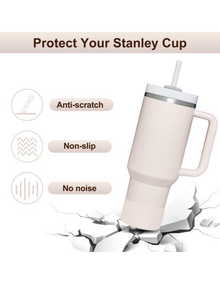 Bota de Silicona Affute para Taza Stanley 20-40 oz Rosa