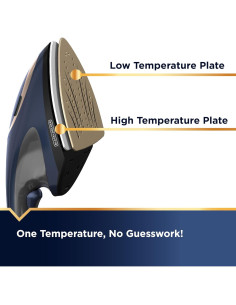 Plancha y Vaporizador 2-en-1 BLACK+DECKER 180% Más Vapor 2