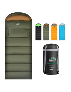 Saco de Dormir Outdoor On-Green 4 Estaciones 208x81cm Verde
