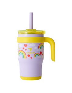 Vaso Aislado REDUCE Coldee 414 ml para Niños - Cielo Arcoíris