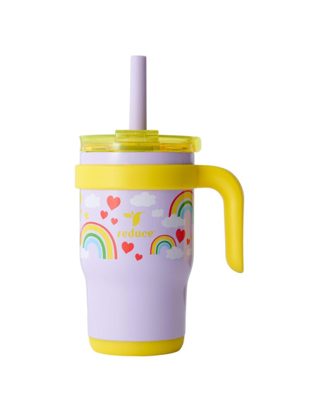 Vaso Aislado REDUCE Coldee 414 ml para Niños - Cielo Arcoíris