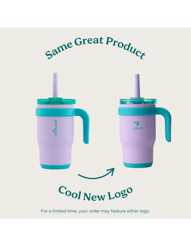 Vaso Aislado REDUCE Coldee 414 ml para Niños - Cielo Arcoíris