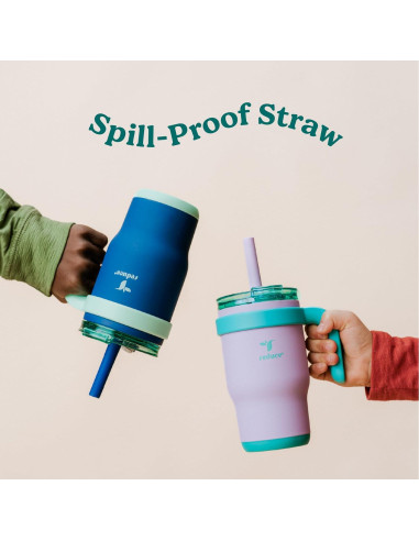 Vaso Aislado REDUCE Coldee 414 ml para Niños - Cielo Arcoíris