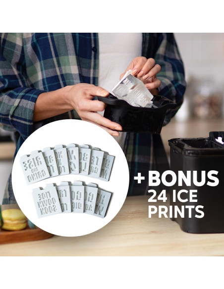 Molde de Hielo Claro Berlinzo - 8 Cubos de 5,08 cm