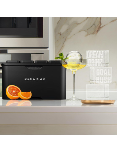 Molde de Hielo Claro Berlinzo - 8 Cubos de 5,08 cm