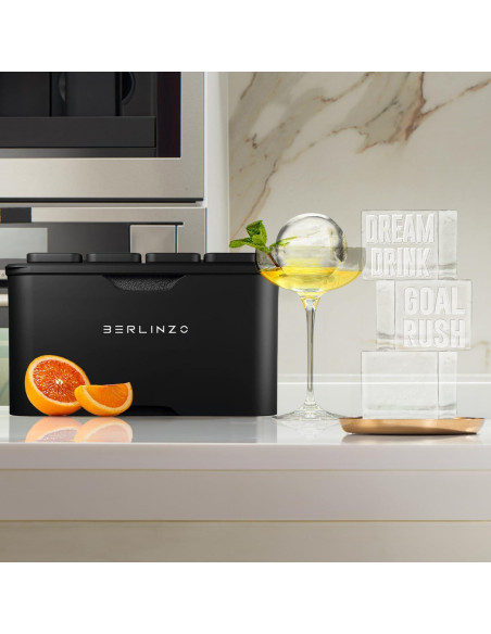 Molde de Hielo Claro Berlinzo - 8 Cubos de 5,08 cm