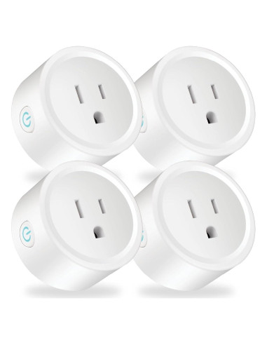 Enchufe Inteligente Osprey 16A Wi-Fi Control por Voz 4 pcs