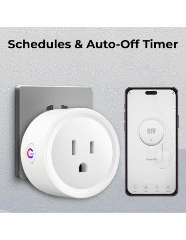 Enchufe Inteligente Osprey 16A Wi-Fi Control por Voz 4 pcs