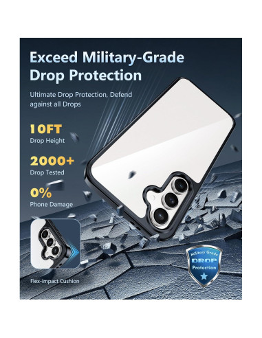 Funda FNTCASE para Samsung Galaxy S24 FE - Protección clara