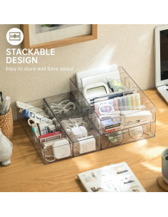 Caja Organizadora de Cargadores FRETONBA 2 Pcs Transparente 2