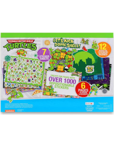 Cuaderno de Stickers Tortugas Ninja Nickelodeon 1000+ Stickers 2