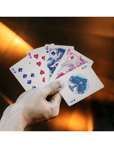 Cartas de Juego Unicornio Mágico HAAKUN 52 Piezas 99.7g Cartas de Juego Unicornio Mágico HAAKUN 52 Piezas 99.7g