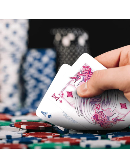Cartas de Juego Unicornio Mágico HAAKUN 52 Piezas 99.7g Cartas de Juego Unicornio Mágico HAAKUN 52 Piezas 99.7g