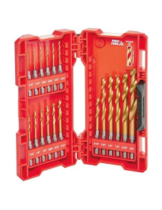 Juego de brocas de titanio Milwaukee 48-89-4680 18 piezas