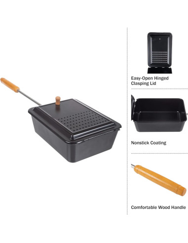 Hacedor de Palomitas Great Northern 3.5L Antiadherente Negro