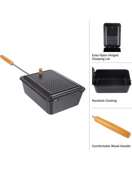 Hacedor de Palomitas Great Northern 3.5L Antiadherente Negro