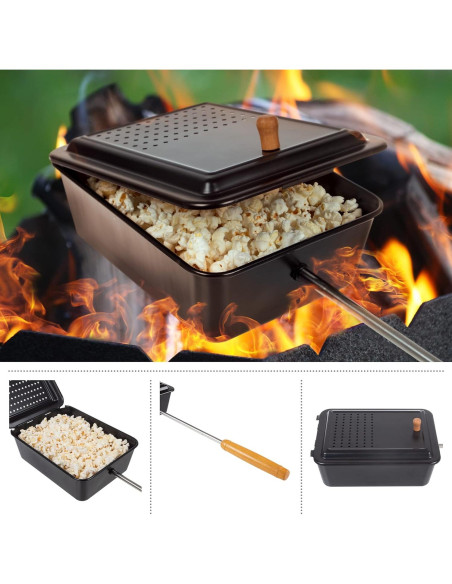 Hacedor de Palomitas Great Northern 3.5L Antiadherente Negro