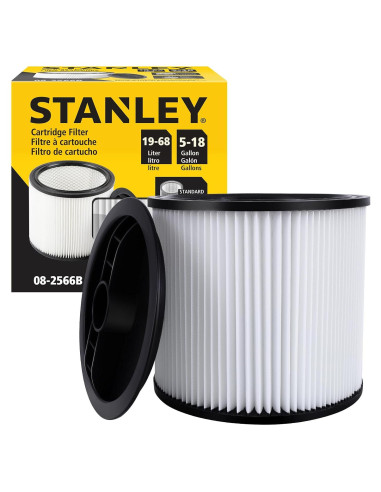 Filtro Hepa Stanley 08-2566B para aspiradoras 19.56 cm