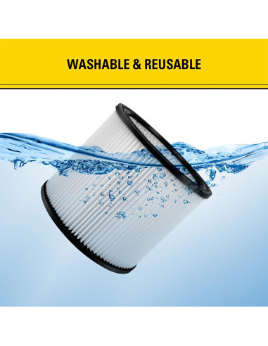 Filtro Hepa Stanley 08-2566B para aspiradoras 19.56 cm