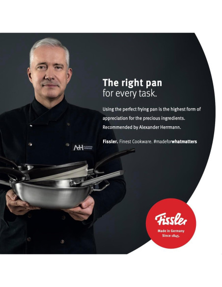 Tapa de vidrio Fissler Comfort 27.5 cm para sartenes Tapa de vidrio Fissler Comfort 27.5 cm para sartenes