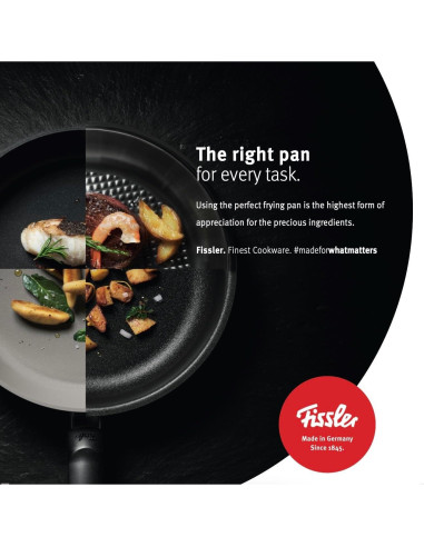 Tapa de vidrio Fissler Comfort 27.5 cm para sartenes