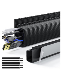 Organizador de Cables Delamu 39.88cm x 2.79cm - Kit Seguro