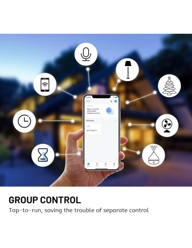 Enchufe Inteligente Nuevo Enchufe Paquete de 4 WiFi 15A