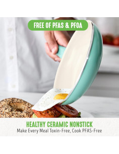 Juego de Utensilios de Cocina GreenLife 16 Piezas Cerámica 2