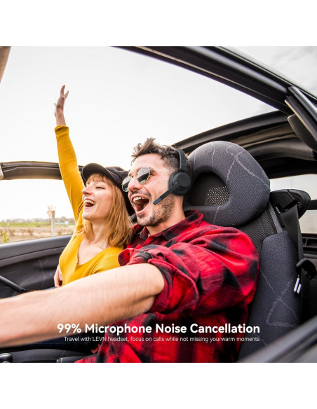 Auricular Bluetooth LEVN LE-HS015 con Cancelación de Ruido