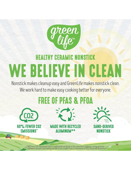 Juego de Utensilios de Cocina GreenLife 16 Piezas Cerámica Juego de Utensilios de Cocina GreenLife 16 Piezas Cerámica