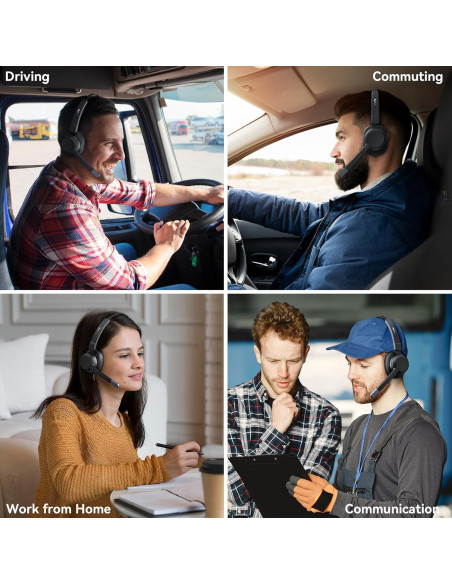 Auricular Bluetooth LEVN LE-HS015 con Cancelación de Ruido