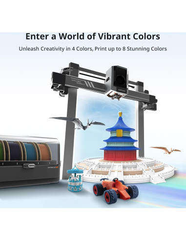 Impresora 3D Anycubic Kobra 3 Combo Multicolor 250x250mm