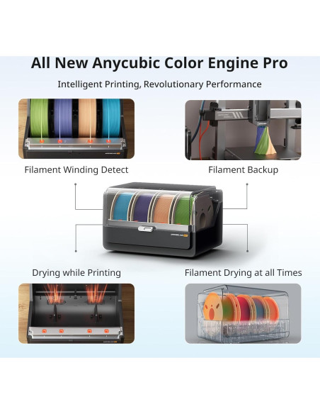 Impresora 3D Anycubic Kobra 3 Combo Multicolor 250x250mm Impresora 3D Anycubic Kobra 3 Combo Multicolor 250x250mm