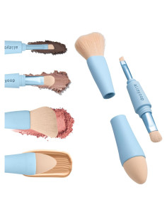 Conjunto de Brochas de Maquillaje Alleyoop 4-en-1 Vegano