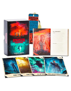 Juego de Tarot Stranger Things con Baraja y Guía - 78 Cartas