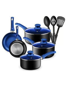 Juego de Ollas y Sartenes Chef's Star 11 Piezas Antiadherentes