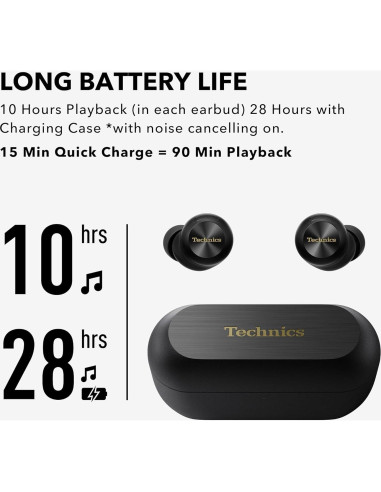 Auriculares Inalámbricos Technics EAH-AZ100, Dolby Atmos, 10h