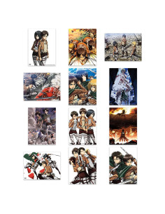 Libro de Pósters Attack on Titan Trends International 12 Pósters
