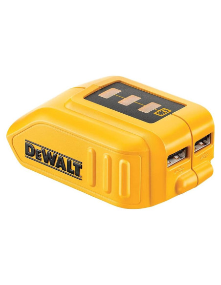 Cargador USB DEWALT 12V/20V MAX DCB090 con 2 puertos